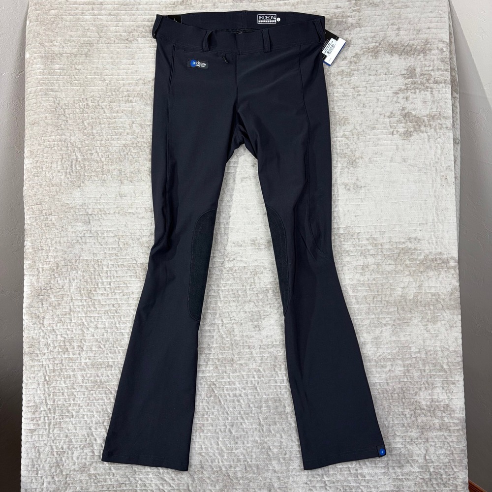 Irideon Issential Bootcut Riding Tights Black Equestrian Breeches Womens Large